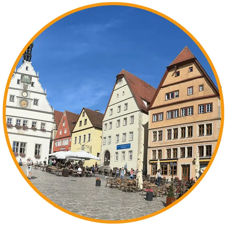 European town square