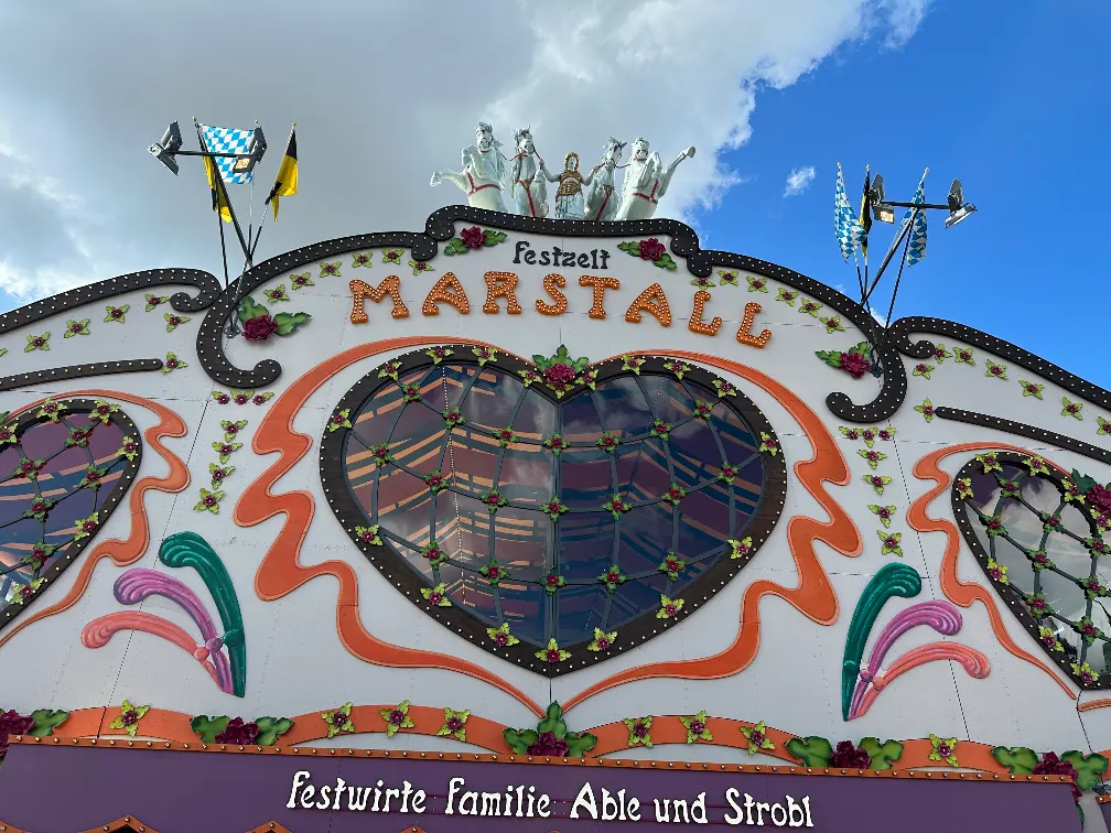 Oktoberfest entry sign