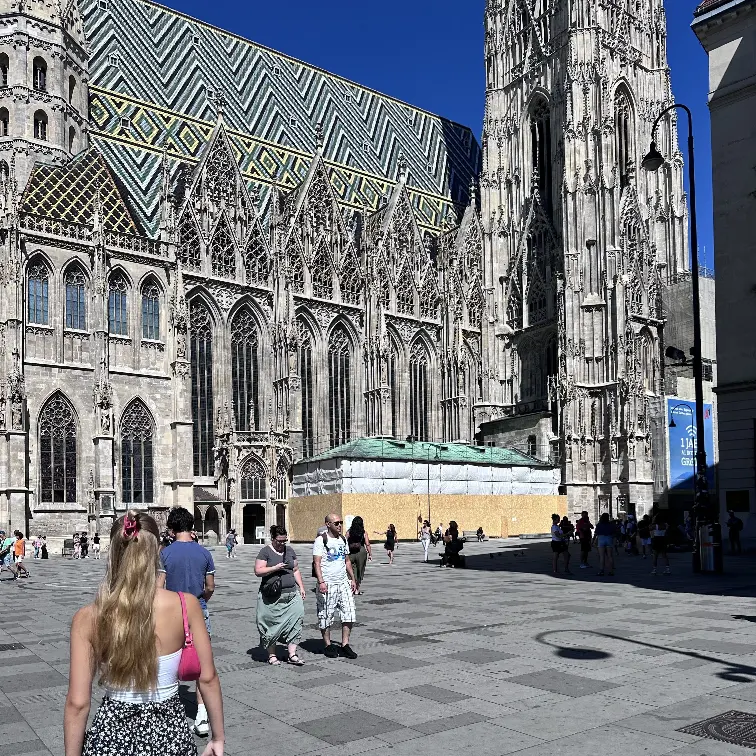 European cobblestone street